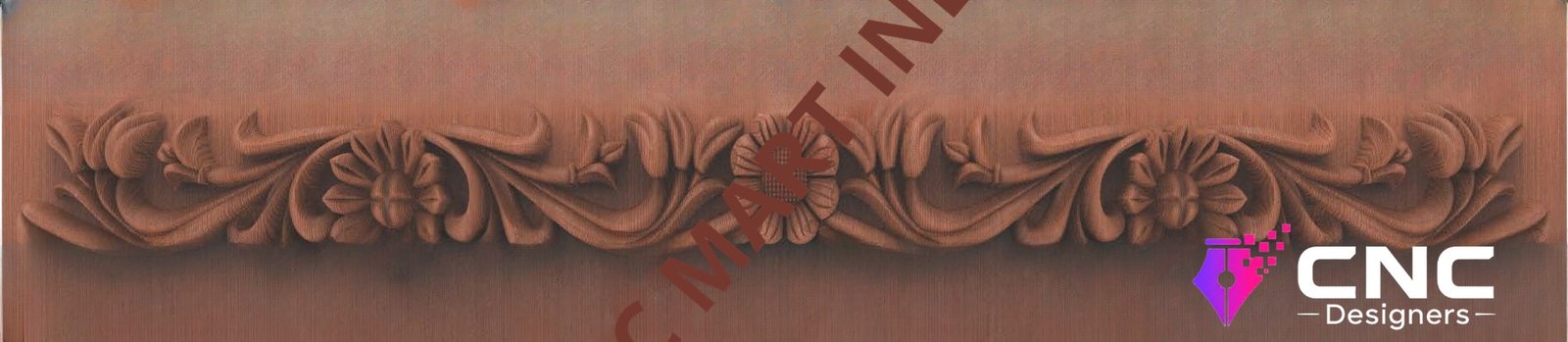 Beds & Sofa - BS-111 Elegant Floral Scrollwork Decorative Molding 3D Model